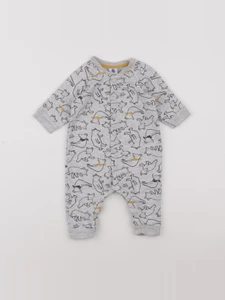 Petit Bateau - combinaison gris - 6 mois