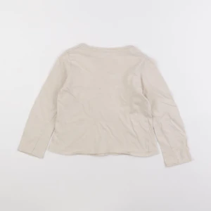 Vertbaudet - tee-shirt beige - 4 ans
