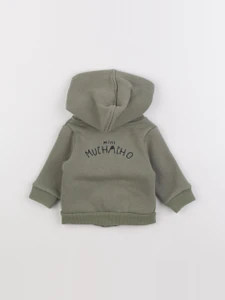 Tape à l'oeil - sweat vert - 3 mois