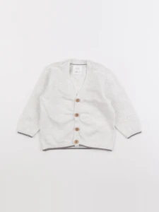 Zara - gilet beige - 6/9 mois