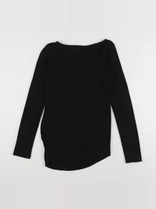 H&M - tee-shirt grossesse noir - xs