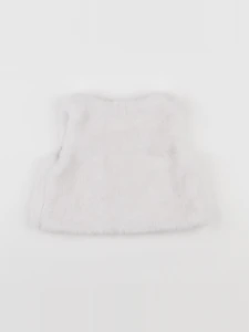 Jacadi - gilet blanc - 6 mois