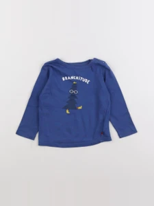 Cadet Rousselle - tee-shirt bleu - 12 mois