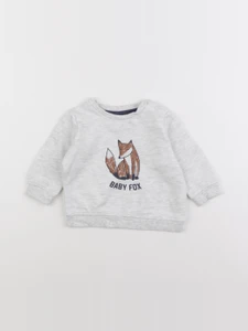 Tape à l'oeil - sweat gris - 6 mois