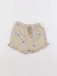 H&M - short beige - 9/12 mois