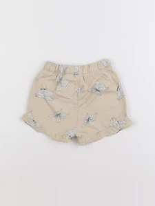 H&M - short beige - 9/12 mois