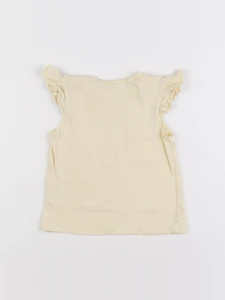 H&M - tee-shirt jaune - 9/12 mois