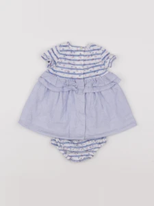 IKKS - robe bleu - 3 mois
