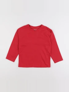 Vertbaudet - tee-shirt rouge - 6 ans