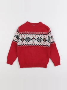 Vertbaudet - pull rouge - 6 ans
