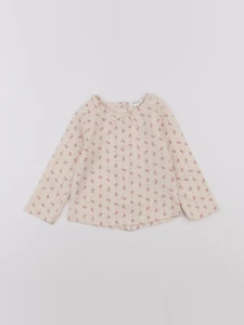 Vertbaudet - tee-shirt beige - 9 mois