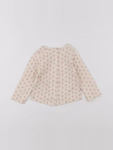 Vertbaudet - tee-shirt beige - 9 mois