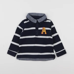 Vertbaudet - polo bleu - 2 ans