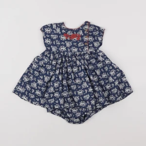 Boutchou - robe bleu - 9 mois