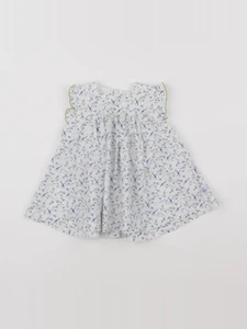 Petit Bateau - robe bleu - 6 mois