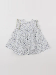 Petit Bateau - robe bleu - 6 mois
