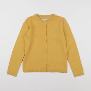 Vertbaudet - gilet jaune, or - 8 ans