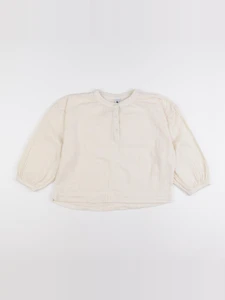 Petit Bateau - blouse beige - 8 ans