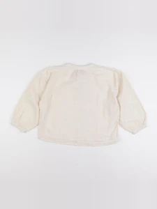 Petit Bateau - blouse beige - 8 ans