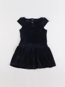 Petit Bateau - robe bleu - 3 ans