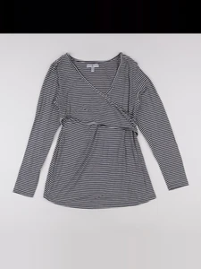 Envie de fraise - tee-shirt grossesse bleu - 38 à 40