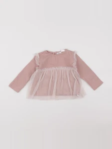 Zara - tee-shirt rose - 9/12 mois