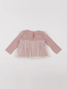 Zara - tee-shirt rose - 9/12 mois
