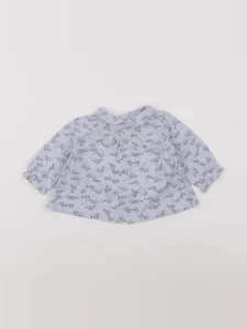 Cyrillus - tee-shirt bleu - 9 mois