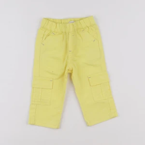 Vertbaudet - pantalon jaune - 6 mois