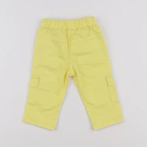 Vertbaudet - pantalon jaune - 6 mois