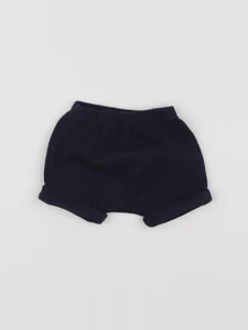 Petit Bateau - short bleu - 6 mois