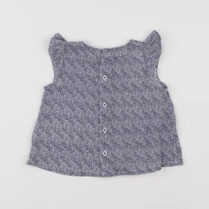 Boutchou - blouse bleu - 6 mois