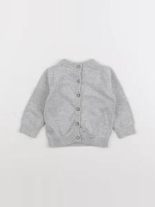 La Redoute - pull gris - 6 mois