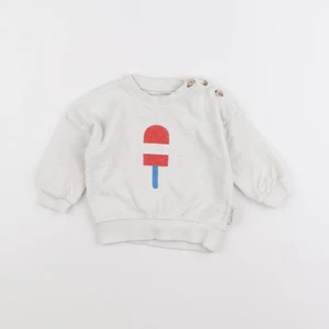 Piupiuchick - sweat blanc - 6 mois