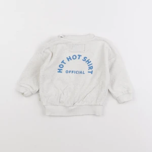 Piupiuchick - sweat blanc - 6 mois