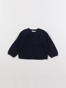 Boutchou - gilet bleu - 6 mois