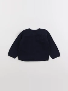Boutchou - gilet bleu - 6 mois