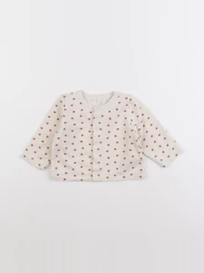 Petit Bateau - gilet beige - 6 mois