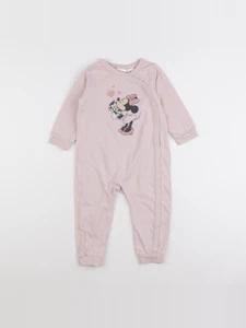 H&M - pyjama coton rose - 12/18 mois