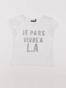 IKKS - tee-shirt blanc - 4 ans