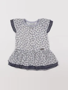 IKKS - robe blanc, bleu - 6 mois