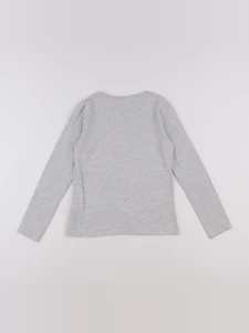 H&M - tee-shirt gris - 8/10 ans
