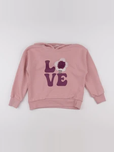 Monoprix - sweat rose - 8 ans
