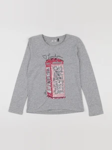IKKS - tee-shirt gris - 10 ans