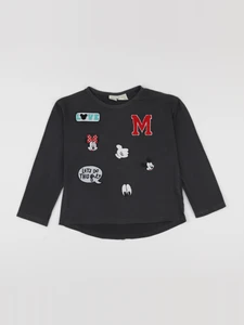 Zara - tee-shirt gris - 7 ans