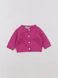 Jacadi - gilet rose - 3 mois