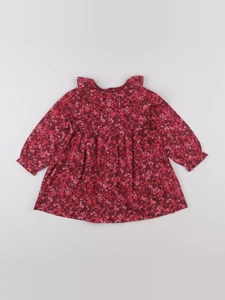 Jacadi - robe liberty rouge - 24 mois