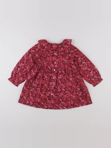Jacadi - robe liberty rouge - 24 mois