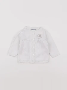 Vertbaudet - gilet blanc - 3 mois