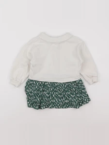 Zara - robe blanc - 9/12 mois